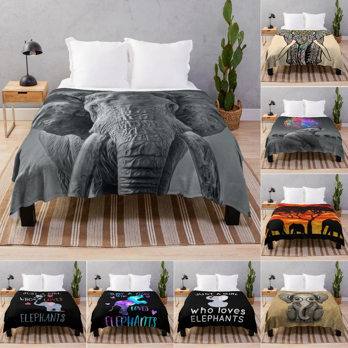 Elephant Blanket African Elephant Lover Blankets Throw Soft Fleece Blanket Vintage Elephant Gifts for Kids Adults Women Men
Elephant Blanket African Elephant Lover Blankets Throw Soft Fleece Blanket Vintage Elephant Gifts for Kids Adults Women Men