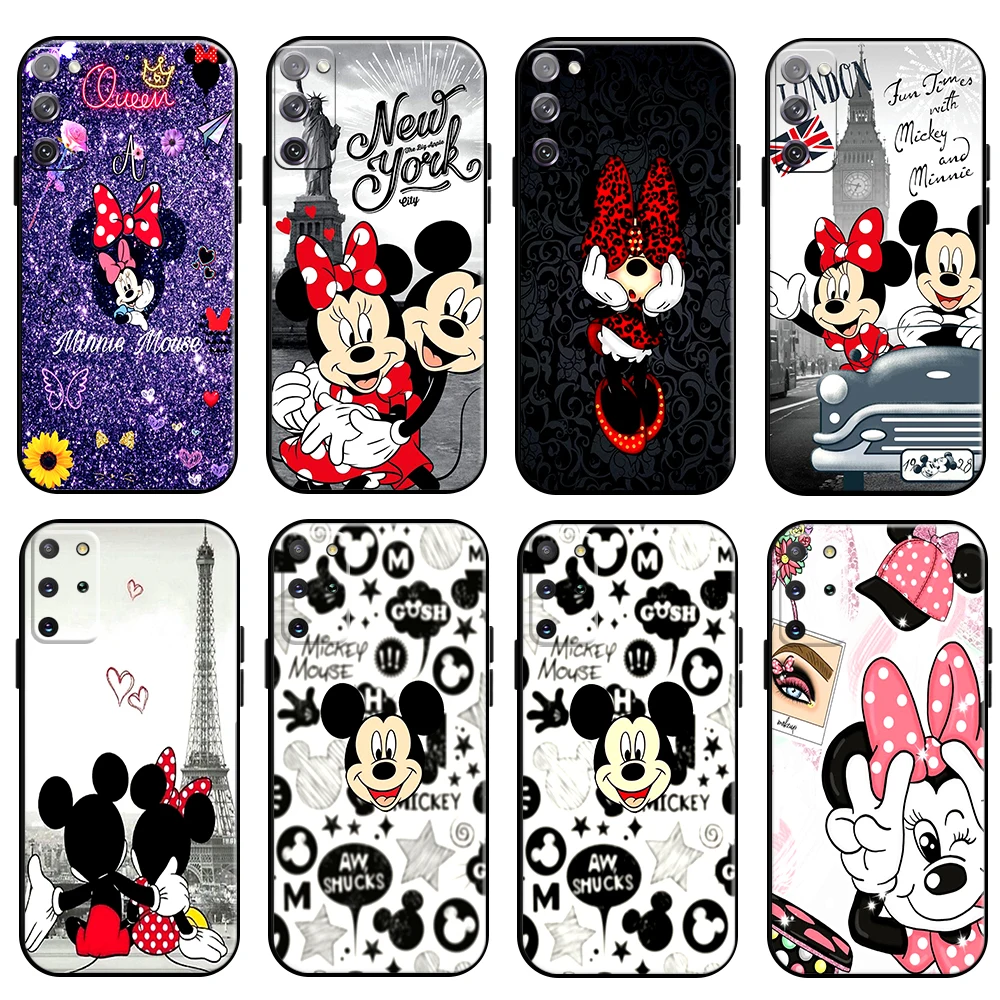 Cartoon Minnie Mickey Mouse Phone Case For Samsung Galaxy S22 S21 S20 Ultra FE 5G S10 10E S9 Plus Lite Black Silicone Cover
Cartoon Minnie Mickey Mouse Phone Case For Samsung Galaxy S22 S21 S20 Ultra FE 5G S10 10E S9 Plus Lite Black Silicone Cover