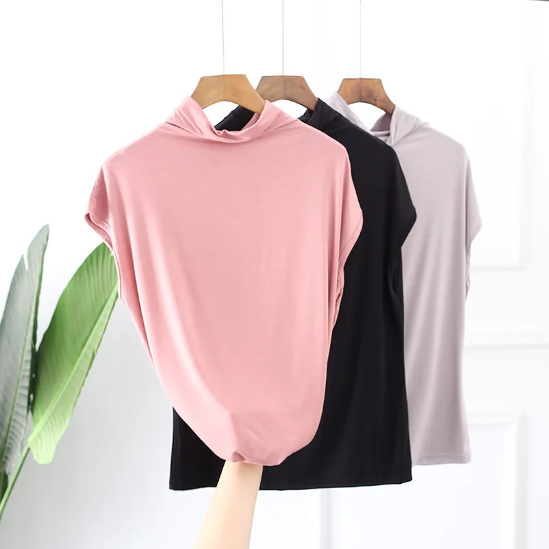 High Stretch Women Fashion Solid Sleeveless T-shirt Office Ol Style Women Summer Tops SQ2240
High Stretch Women Fashion Solid Sleeveless T-shirt Office Ol Style Women Summer Tops SQ2240