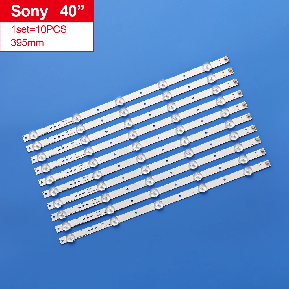 395mm LED Backlight Lamp strip 5leds for So ny 40 inch TV KLV-40R470A SVG400A81 REV3 121114 S400H1LCD-1
395mm LED Backlight Lamp strip 5leds for So ny 40 inch TV KLV-40R470A SVG400A81 REV3 121114 S400H1LCD-1