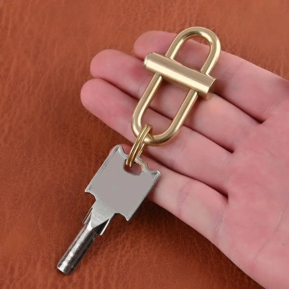 Brass Keychain Anti-oxidation Anti-rust Decorative Brass Lock Clip Key Chain for Girl
Brass Keychain Anti-oxidation Anti-rust Decorative Brass Lock Clip Key Chain for Girl