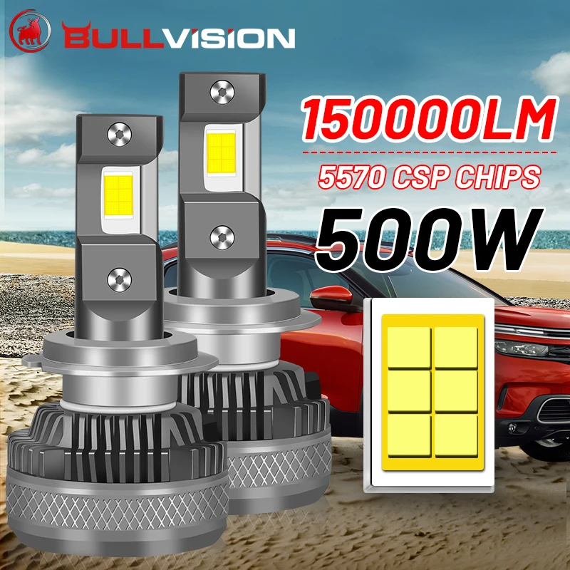 H4 H7 H11 LED Canbus 150000LM LED H1 H8 H9 9005 HB3 9006 HB4 H16 9012 HIR2 500W High Power 5570 CSP 500% Brighter Car Headlights
H4 H7 H11 LED Canbus 150000LM LED H1 H8 H9 9005 HB3 9006 HB4 H16 9012 HIR2 500W High Power 5570 CSP 500% Brighter Car Headlights