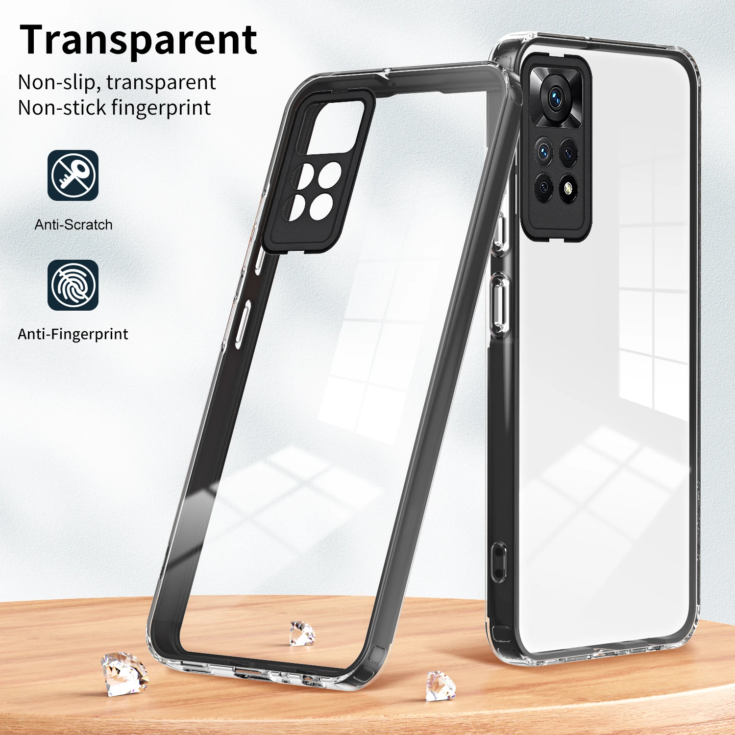 3 IN 1 Frame Clear Case for Xiaomi Redmi Note 12 Pro 4G Luxury Armor Shockproof Soft Edges Hard Phone Cover for RedmiNote12Pro4G
3 IN 1 Frame Clear Case for Xiaomi Redmi Note 12 Pro 4G Luxury Armor Shockproof Soft Edges Hard Phone Cover for RedmiNote12Pro4G