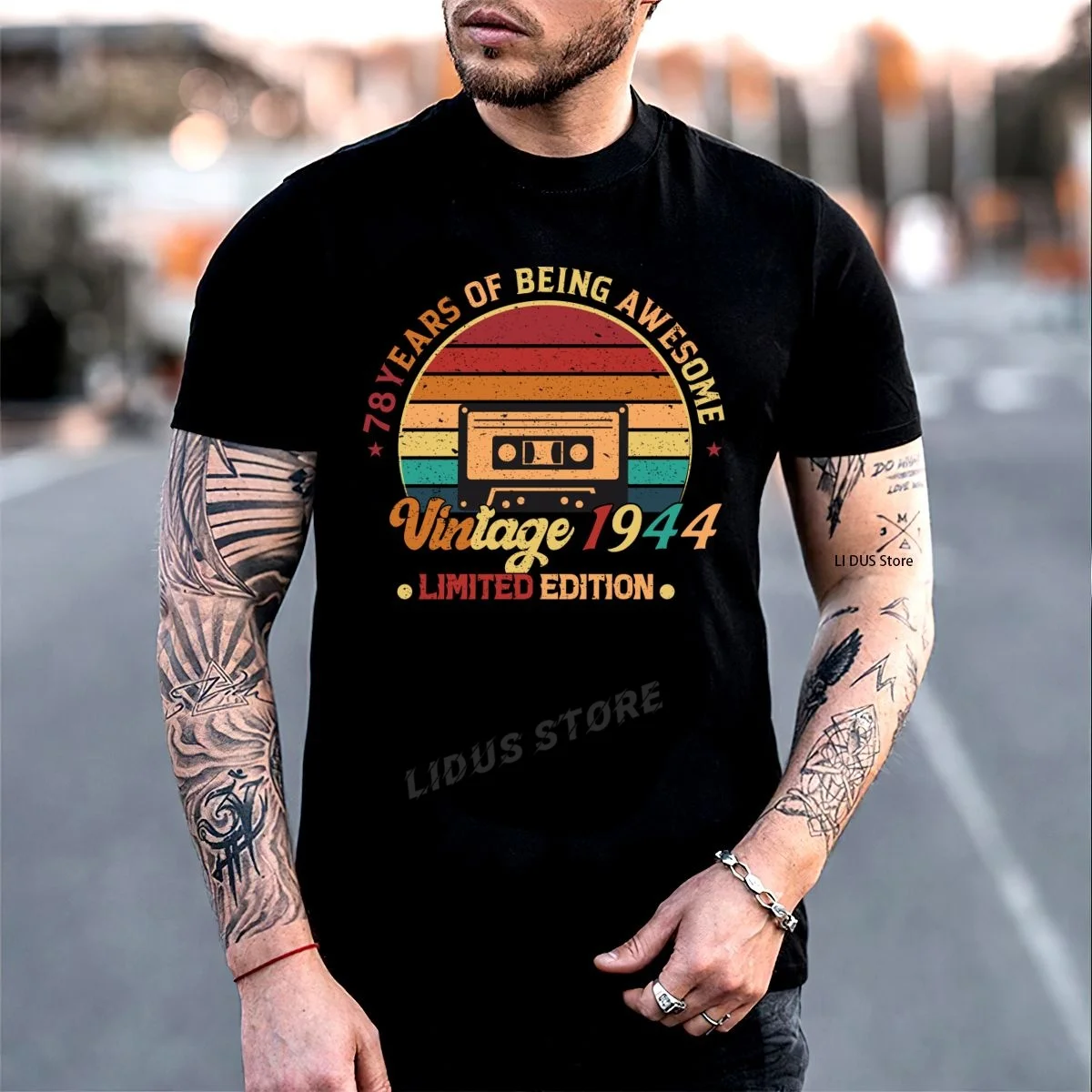 78 Years Of Being Awesome Vintage 1944 Limited Edition 78th Birthday Gift T-Shirt Clothing Tshirt Sweatshirt Unisex Shirt Tee
78 Years Of Being Awesome Vintage 1944 Limited Edition 78th Birthday Gift T-Shirt Clothing Tshirt Sweatshirt Unisex Shirt Tee