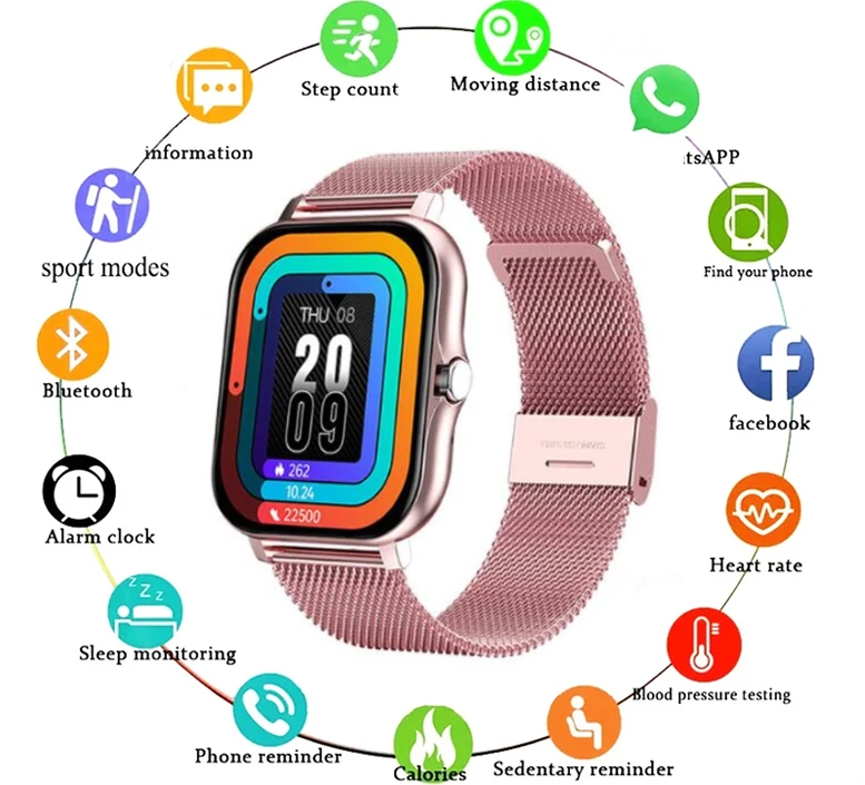For Apple Xiaomi Huawei Y13 Watch Fitness Bracelet Heart Rate Waterproof Smart Smart Watch Full Touch Screen Ladies
For Apple Xiaomi Huawei Y13 Watch Fitness Bracelet Heart Rate Waterproof Smart Smart Watch Full Touch Screen Ladies