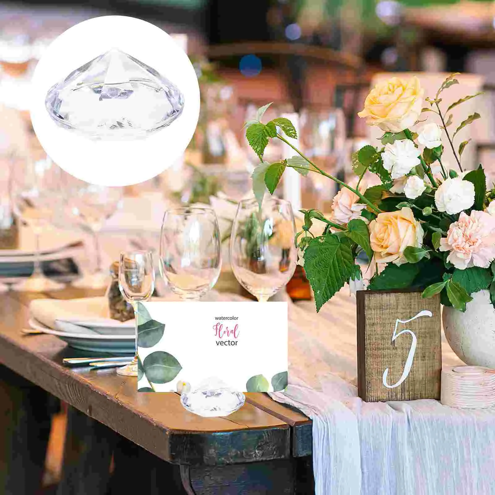 12 Pcs Diamond Position Card Holder Table Name Wedding Place Picture Stands Frame Cards Clips Top Display Number
12 Pcs Diamond Position Card Holder Table Name Wedding Place Picture Stands Frame Cards Clips Top Display Number