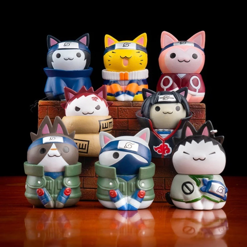 8PCS/Set Anime Peripheral Cat Q Version Doll Gaara Kakashi Action Figure Room Decoration Cartoon Kawaii Boy Pocket Toy Kid Gifts
8PCS/Set Anime Peripheral Cat Q Version Doll Gaara Kakashi Action Figure Room Decoration Cartoon Kawaii Boy Pocket Toy Kid Gifts
