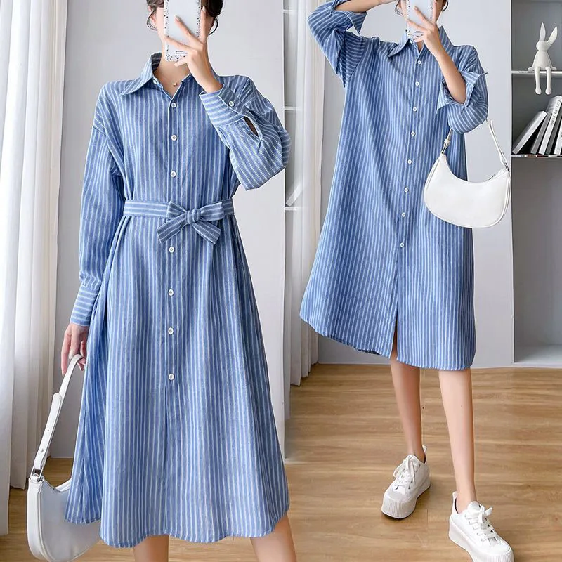 Платье для беременных Одежда для беременных женщин модные свободные женские платья в полоску платье-рубашка для беременных Платья
Платье для беременных Одежда для беременных женщин модные свободные женские платья в полоску платье-рубашка для беременных Платья