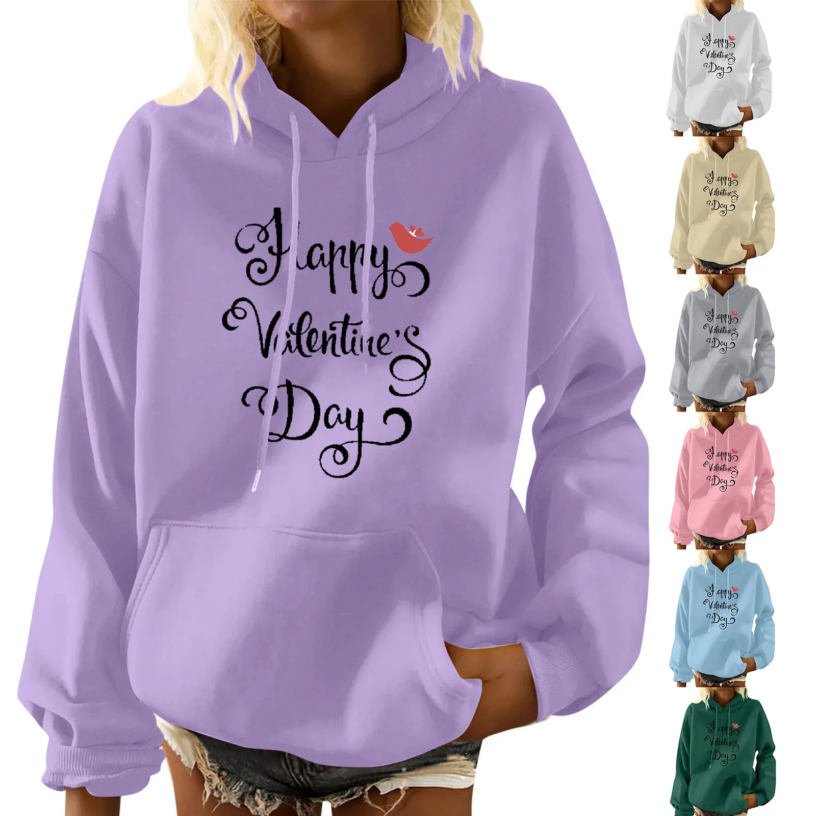 Women Hoodies Women's Valentine's Day Letter Printed Long Sleeve Casual Solid Pullover Large Womens Sweatshirts And Hoodies
Women Hoodies Women's Valentine's Day Letter Printed Long Sleeve Casual Solid Pullover Large Womens Sweatshirts And Hoodies