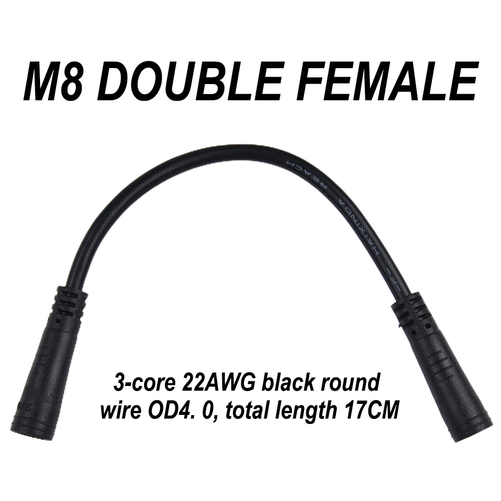 EBike Sensor Extension Cable BBS02B 17cm 20g 3 Pin Black Easy To Be Installed Rubber+Metal Waterproof Hot Sale
EBike Sensor Extension Cable BBS02B 17cm 20g 3 Pin Black Easy To Be Installed Rubber+Metal Waterproof Hot Sale