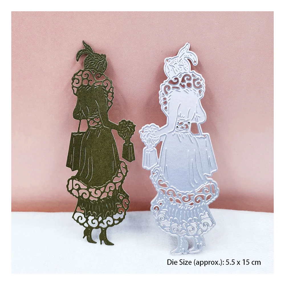 Metal Cutting Dies Lady Embossing Folder Mold Stencil Card Making Album Decor DIY Mold Scrapbooking Die Cut
Metal Cutting Dies Lady Embossing Folder Mold Stencil Card Making Album Decor DIY Mold Scrapbooking Die Cut