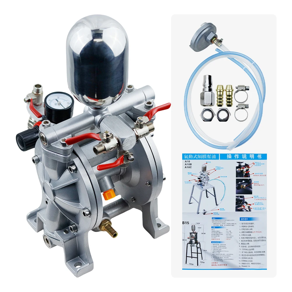 Пневматический мембранный насос A10 для распыления краски
Пневматический мембранный насос A10 для распыления краски