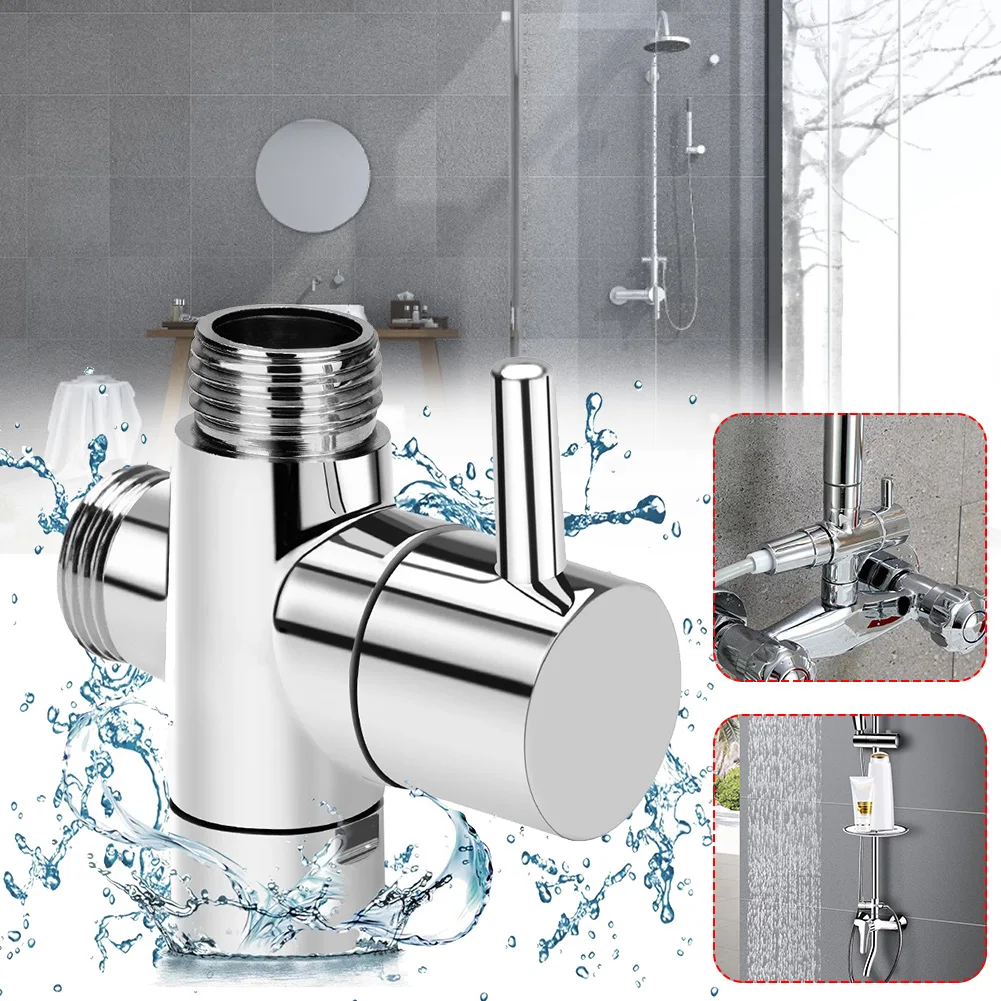 1PCS Brass Diverter Valve 3 Way Water Separator Shower Tee Adapter Adjustable Shower Head Diverter Valve Bathroom Shower Valve
1PCS Brass Diverter Valve 3 Way Water Separator Shower Tee Adapter Adjustable Shower Head Diverter Valve Bathroom Shower Valve