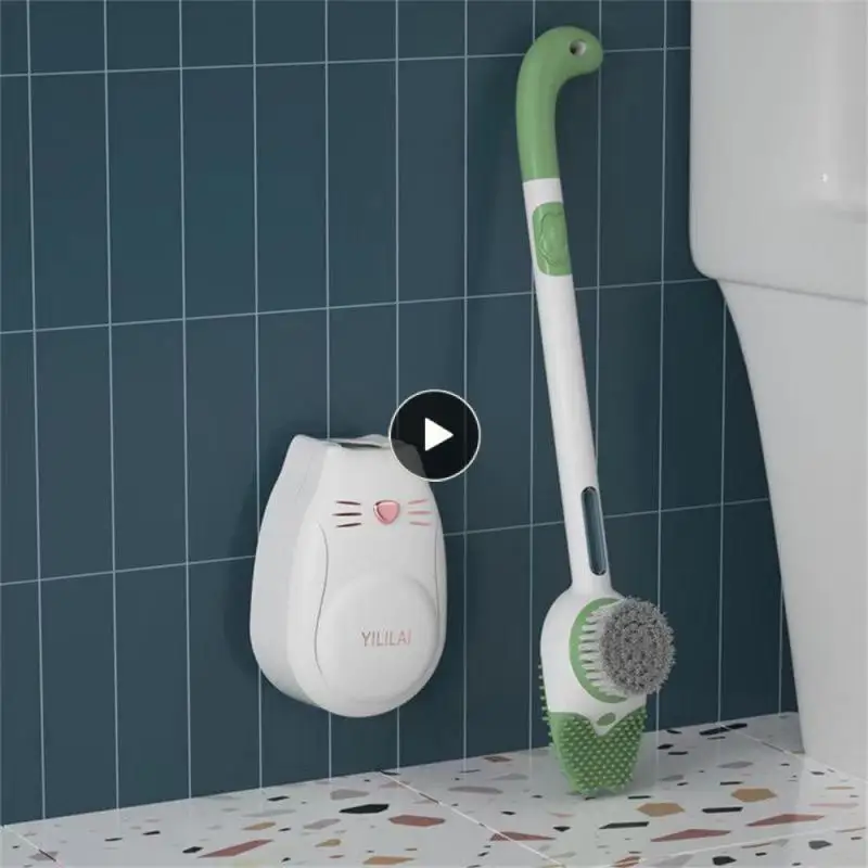 Wall Hanging Toilet Brush No Dead Angle Soft Hair Bathroom Cleaning Brush Silicone Convenient Toilet Cleaning Brush Set
Wall Hanging Toilet Brush No Dead Angle Soft Hair Bathroom Cleaning Brush Silicone Convenient Toilet Cleaning Brush Set