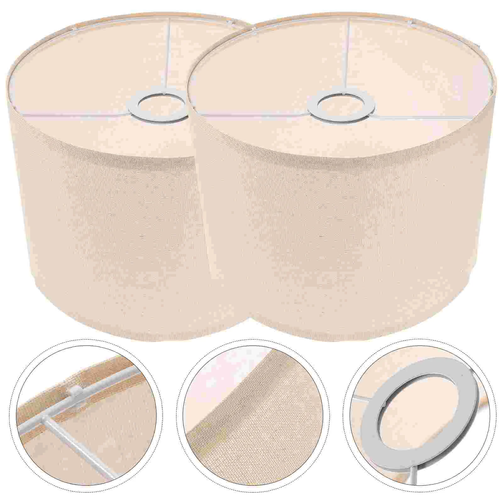 2pcs Table Lamp Shade Linen Fabric Lamp Shades Bedside Lamp Shade Cover Replacement
2pcs Table Lamp Shade Linen Fabric Lamp Shades Bedside Lamp Shade Cover Replacement