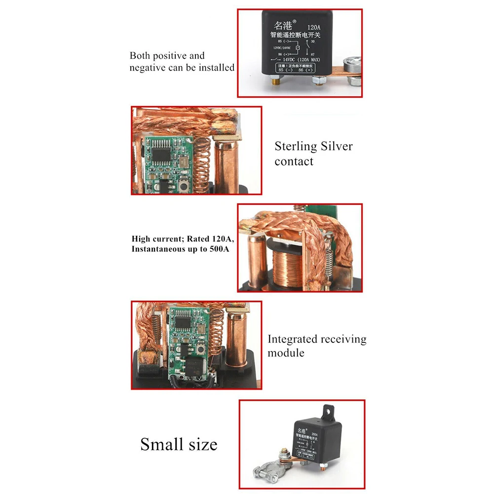 Car Battery Isolator Remote Operation 46 * 46 * 45mm Disconnect Master Switch Universal Wireless Remote Control
Car Battery Isolator Remote Operation 46 * 46 * 45mm Disconnect Master Switch Universal Wireless Remote Control