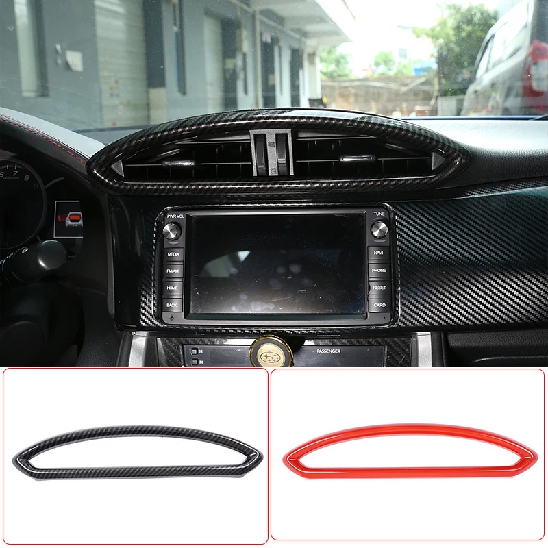 ABS Carbon Fiber/Red Center Console Air Conditioning Outlet Frame Trim Strip For Toyota 86/Subaru BRZ 2012-2020 Car Accessories
ABS Carbon Fiber/Red Center Console Air Conditioning Outlet Frame Trim Strip For Toyota 86/Subaru BRZ 2012-2020 Car Accessories