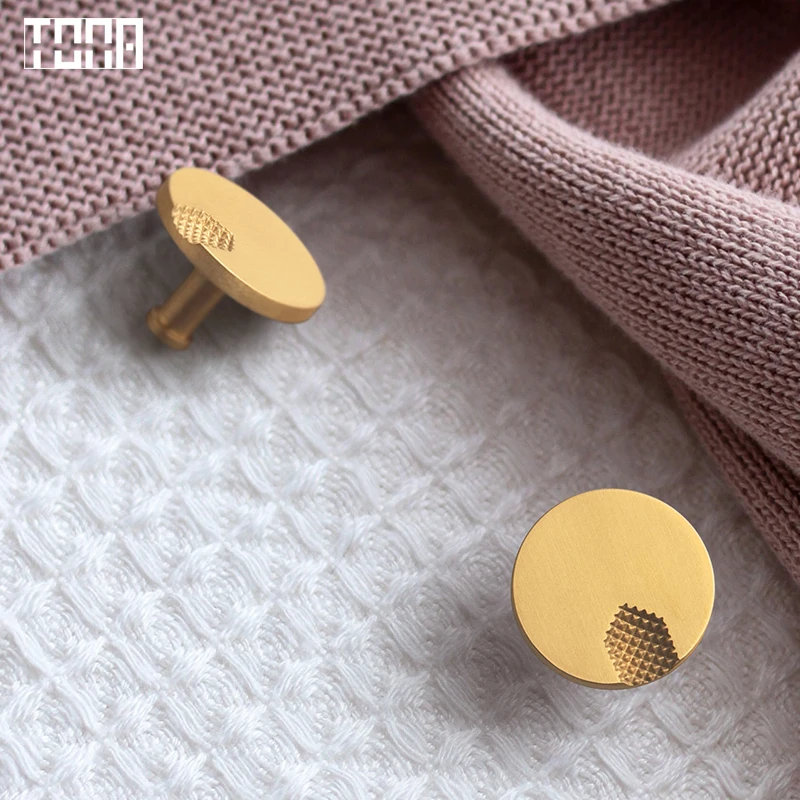 TONA Innovative Pure Copper Brushed Texture Single Hole Cabinet Handle Wardrobe Drawer Handle Simple
TONA Innovative Pure Copper Brushed Texture Single Hole Cabinet Handle Wardrobe Drawer Handle Simple