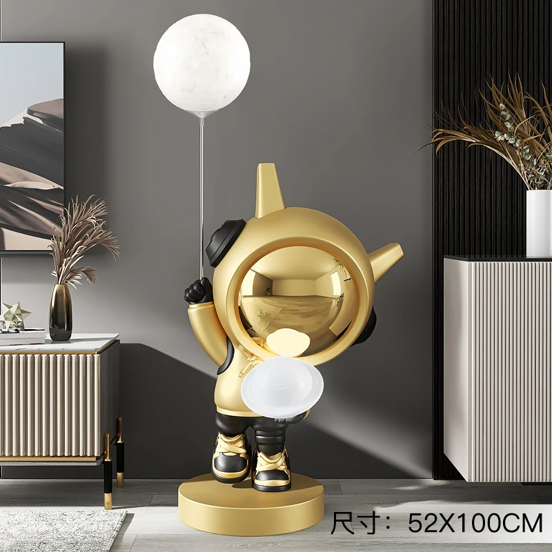 Nordic Art Astronaut Crafts Statue Living Room Decor Fashion Sculpture With Decorative Night lamp Modern Home Decor Accessories
Nordic Art Astronaut Crafts Statue Living Room Decor Fashion Sculpture With Decorative Night lamp Modern Home Decor Accessories