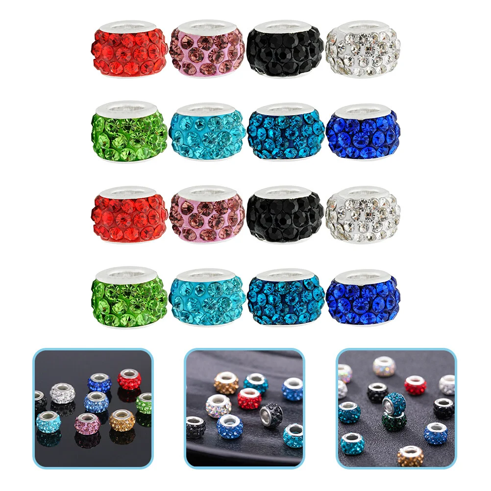 200 Pcs Bracelet Spacers Round Beads Jewelry Making Rhinestones Rondelle Copper Sheet Shiny Crystal 
200 Pcs Bracelet Spacers Round Beads Jewelry Making Rhinestones Rondelle Copper Sheet Shiny Crystal