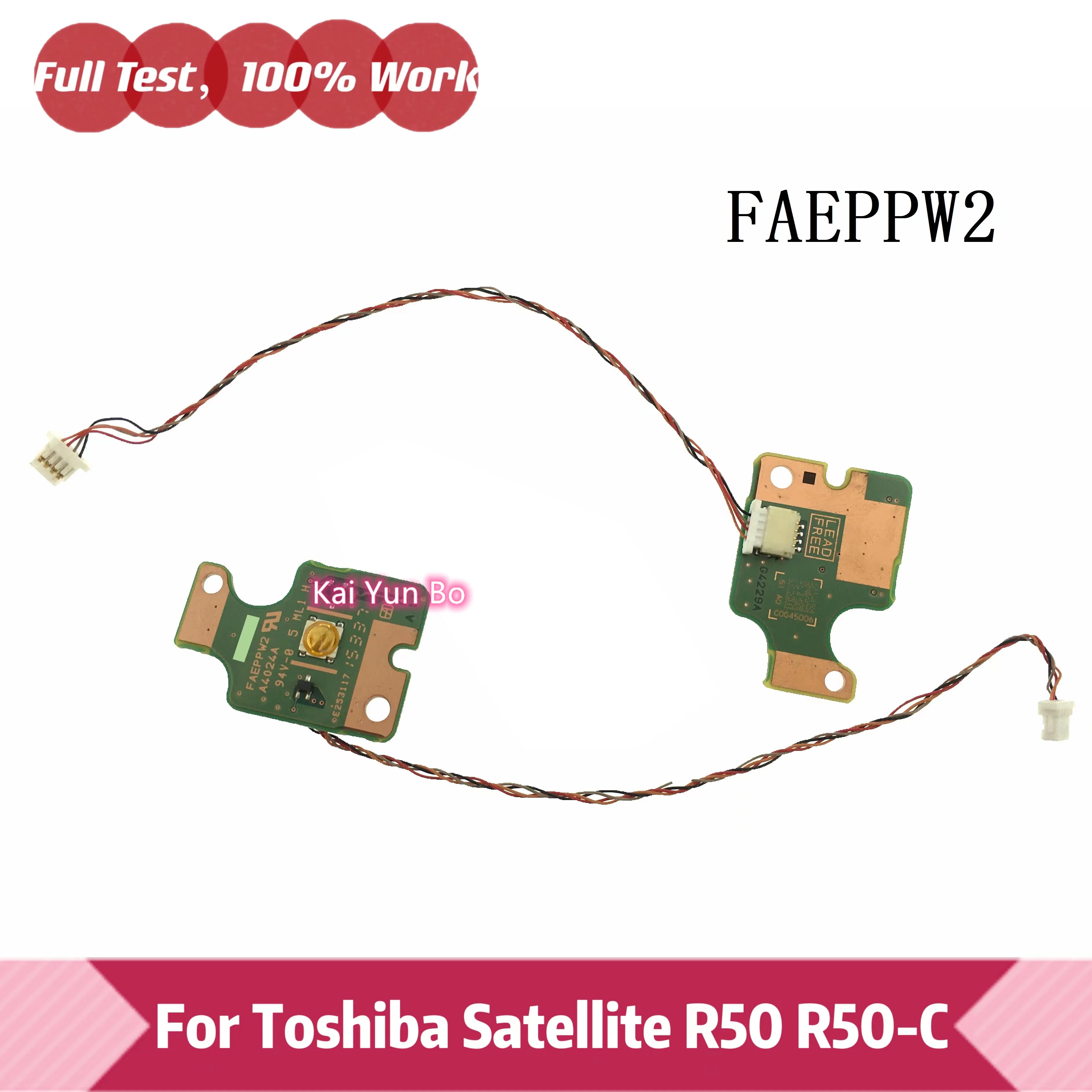 Плата кнопки питания ноутбука Toshiba Satellite R50 R50-C ON OFF FAEPPW2 A4024A с кабелем 100% Тест OK
Плата кнопки питания ноутбука Toshiba Satellite R50 R50-C ON OFF FAEPPW2 A4024A с кабелем 100% Тест OK