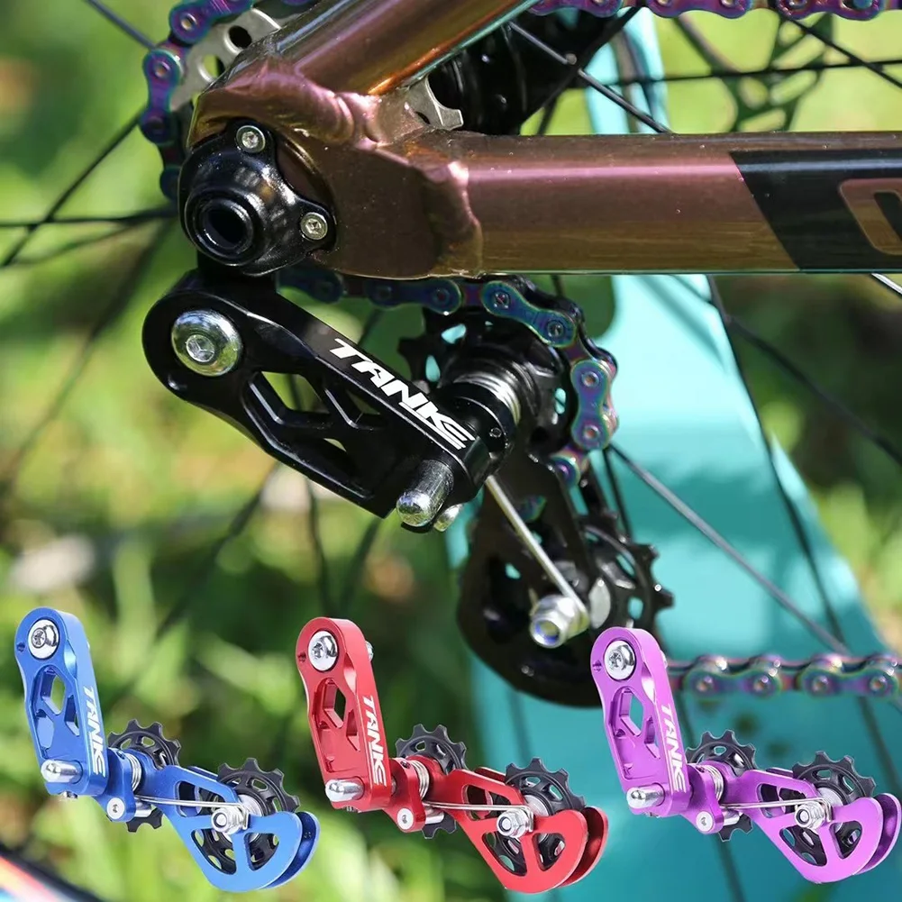 1pc Bike Chain Tensioner Converts 8-12 Speed Aluminum Alloy For Bicycle Chain Guide Floating Pulley Adjust Wheel For Chain Tens
1pc Bike Chain Tensioner Converts 8-12 Speed Aluminum Alloy For Bicycle Chain Guide Floating Pulley Adjust Wheel For Chain Tens