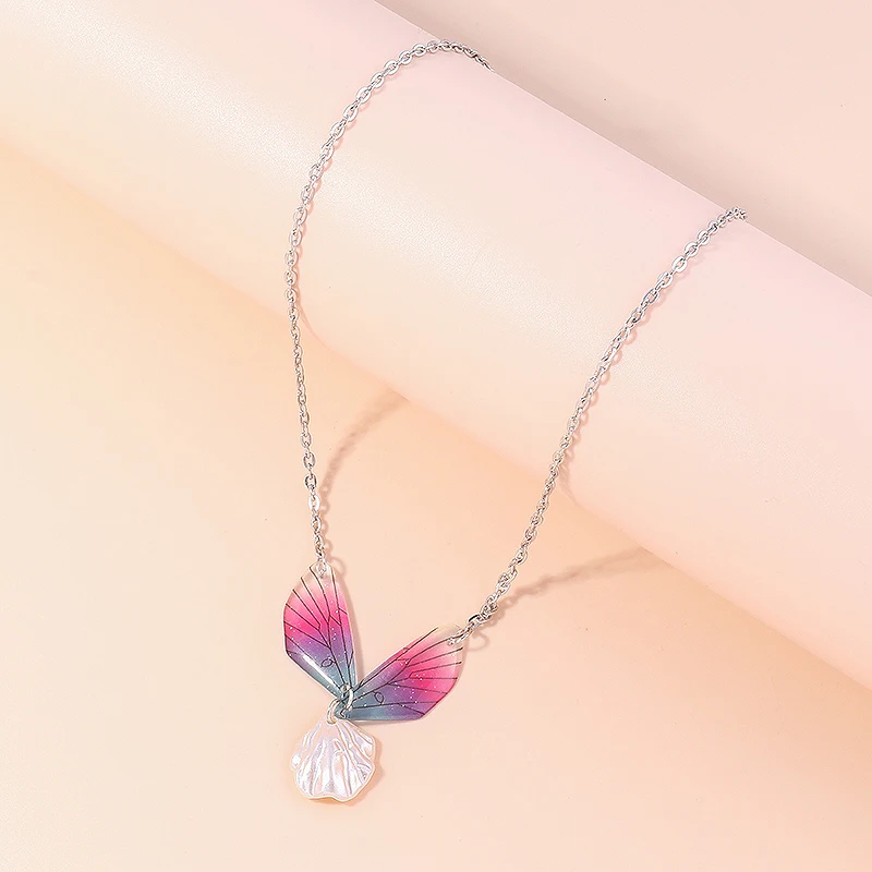 Beautiful Angel Fairy Wings Necklace for Women Bohemia Simulation Butterfly Feather Pendant Necklace Wedding Jewelry Gifts
Beautiful Angel Fairy Wings Necklace for Women Bohemia Simulation Butterfly Feather Pendant Necklace Wedding Jewelry Gifts