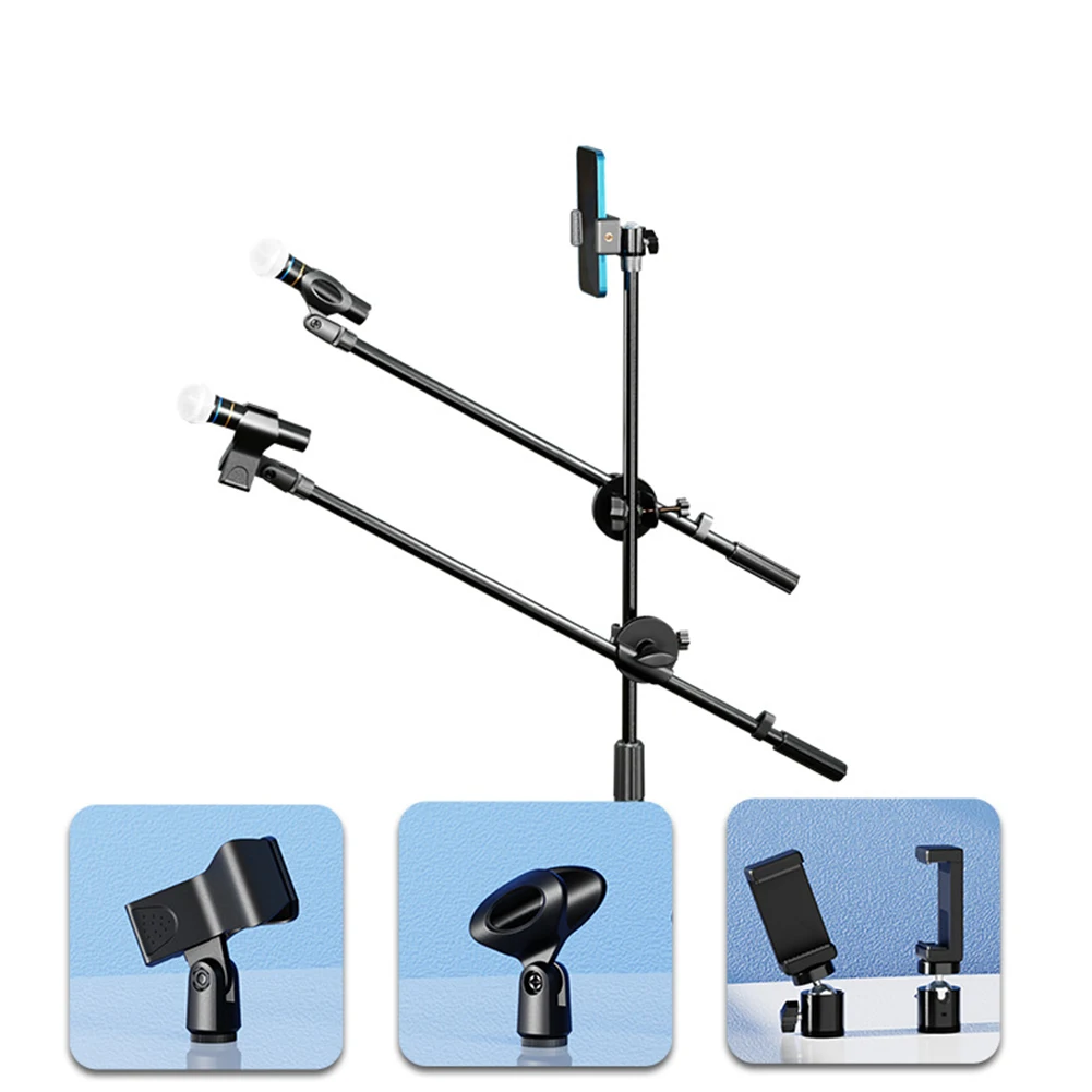 Adjustable Video Live Bracket Microphone Stand Boom Arms Extension Crossbar 55CM For 3/8 1/4 Thread Mic Crossbar Stand Tripod
Adjustable Video Live Bracket Microphone Stand Boom Arms Extension Crossbar 55CM For 3/8 1/4 Thread Mic Crossbar Stand Tripod