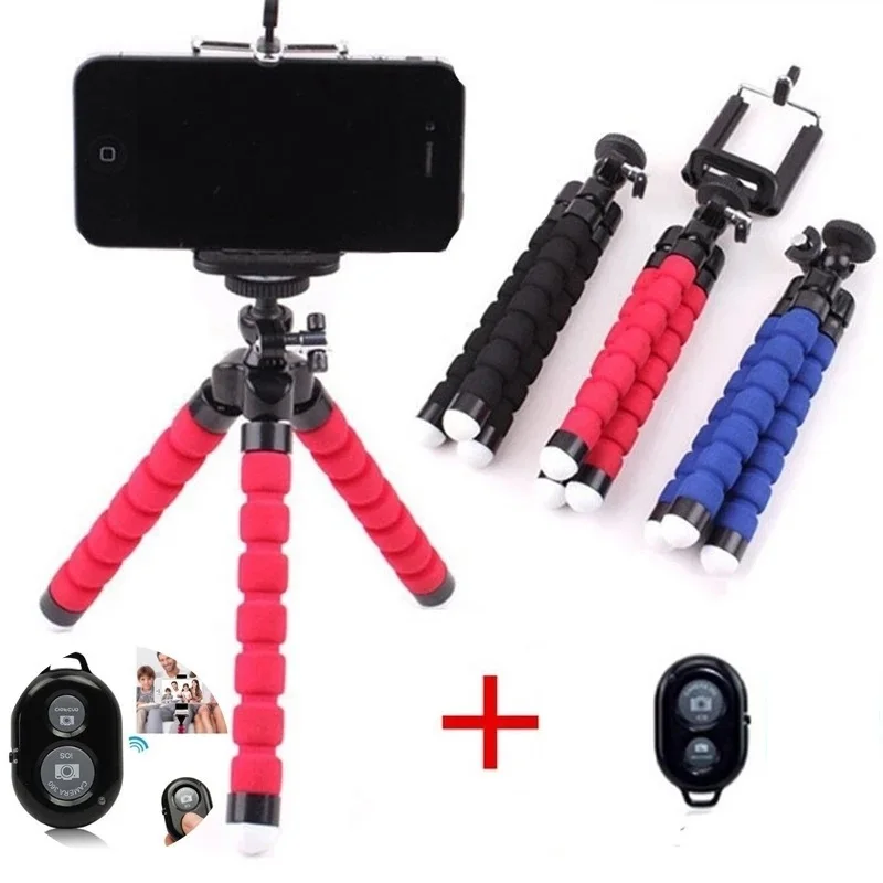 Mobile phone camera selfie stand, mobile phone stand, flexible Octopus tripod stand, monopod support photo remote control
Mobile phone camera selfie stand, mobile phone stand, flexible Octopus tripod stand, monopod support photo remote control