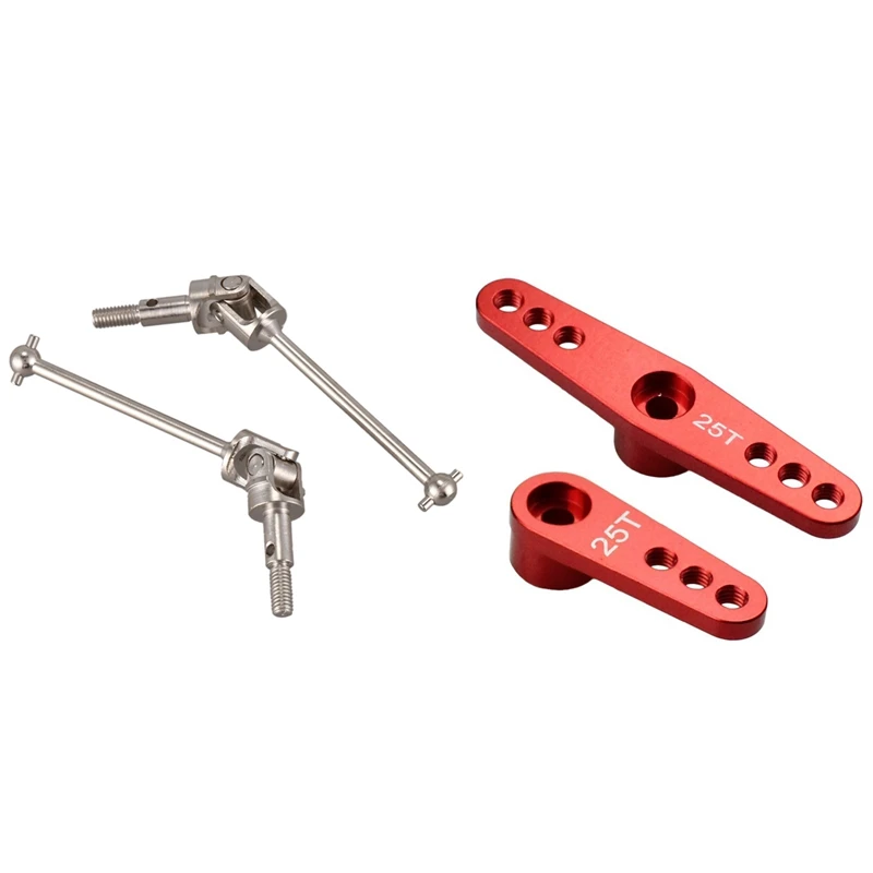 2 Pcs Universal Drive Joint Shaft For HSP 94122/94101/94102 RC Car Parts & 2 Pcs RC Servo Arm Horn For RC Tools
2 Pcs Universal Drive Joint Shaft For HSP 94122/94101/94102 RC Car Parts & 2 Pcs RC Servo Arm Horn For RC Tools