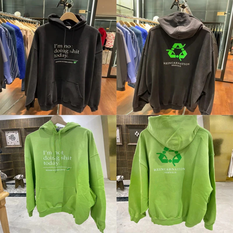 I'm Not Doing Shit Today Vetements Hooded Hoodie Men Women Best Quality Oversize Cotton Black Green VTM Sweatshirts Pullover
I'm Not Doing Shit Today Vetements Hooded Hoodie Men Women Best Quality Oversize Cotton Black Green VTM Sweatshirts Pullover