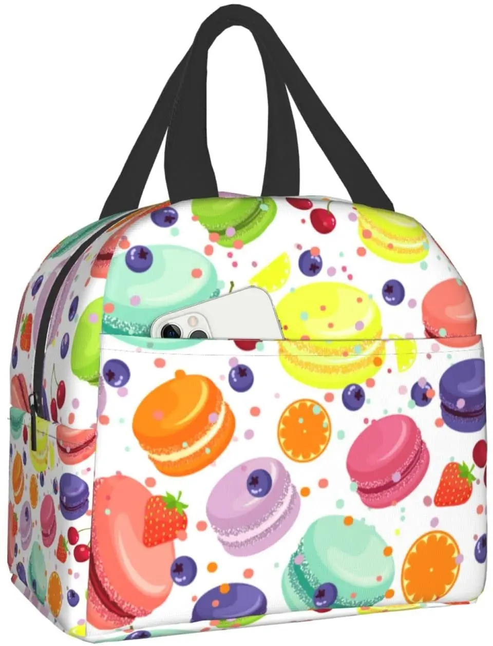 Cute Tasty Macaroons Lunch Box Bento Box Insulated Lunch Boxes Reusable Waterproof Lunch Bag With Front Pocket School Office
Cute Tasty Macaroons Lunch Box Bento Box Insulated Lunch Boxes Reusable Waterproof Lunch Bag With Front Pocket School Office