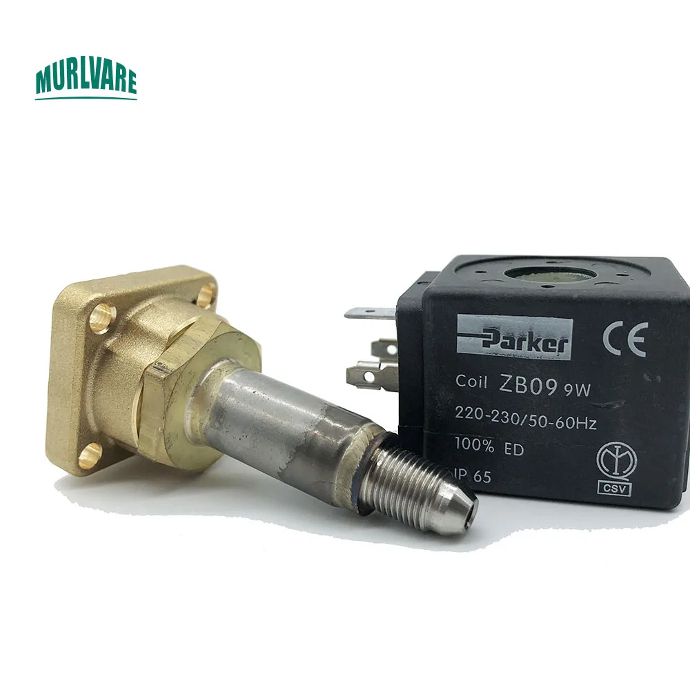 

Coffee Machine Spare Parts PARKER Coil ZB09 9W Solenoid Valve Core 3-Way Solenoid Valve Coil Valve Body