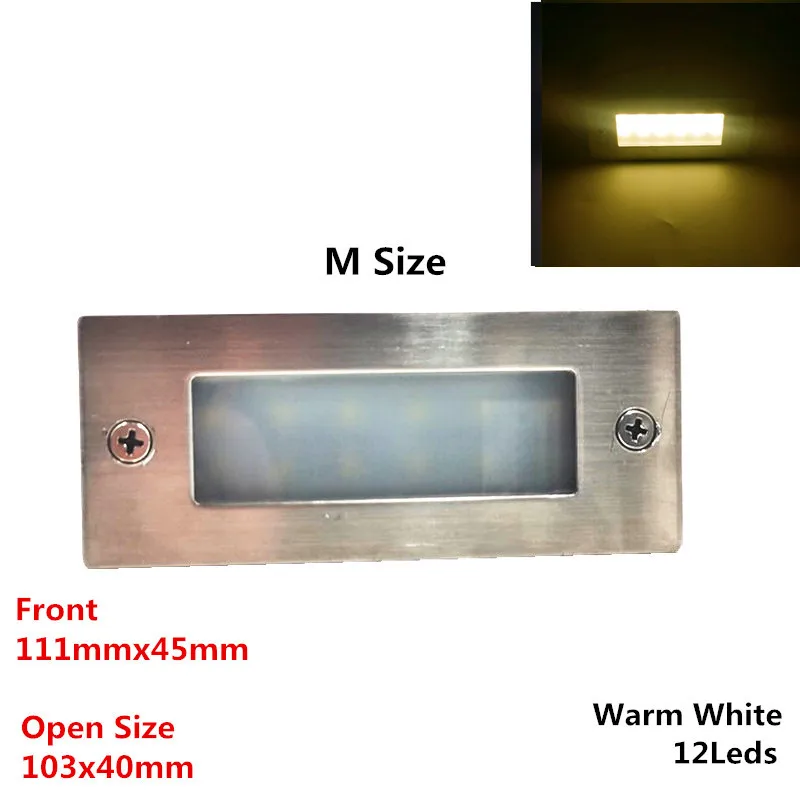 IP65 Подземный светильник 12 светодиодов 15 светодиодный светильник для лестницы Ступенчатый светильник Встраиваемый погребенный светильник Крытый и открытый Лестничные светильники 85-265 В
IP65 Подземный светильник 12 светодиодов 15 светодиодный светильник для лестницы Ступенчатый светильник Встраиваемый погребенный светильник Крытый и открытый Лестничные светильники 85-265 В