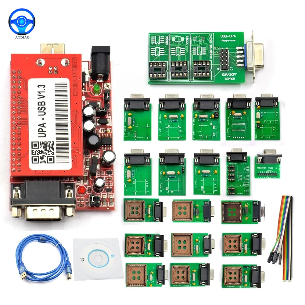 

New UPA USB Programmer V1.3 UPA USB Full Adapters UPA Chip Tuning Tools ECU Programmer Serial Programmer,UPA USB Programmer