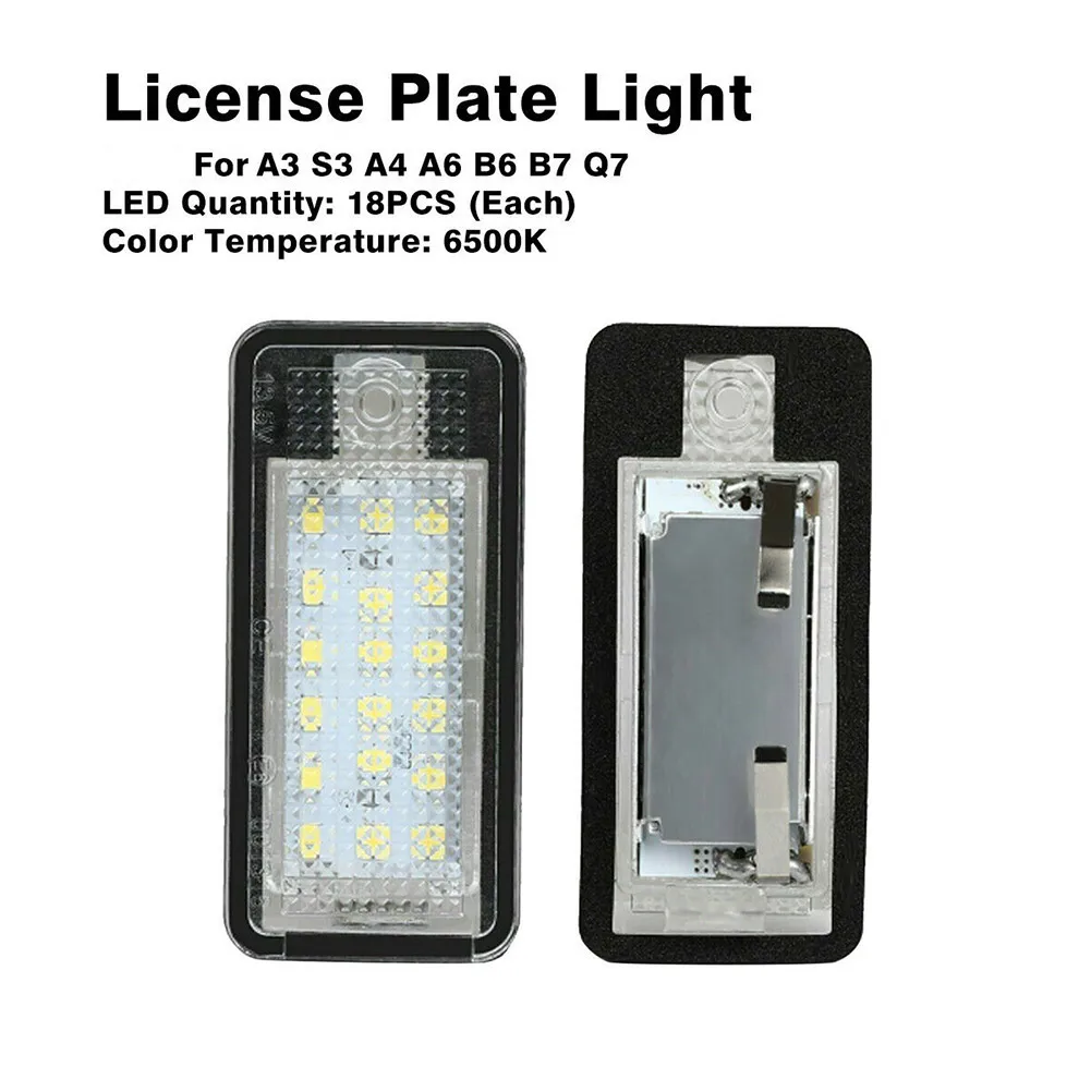 LED License Plate Light For A3 A4 S3 S4 A6 S6 Q7 RS4 CANBUS Car Accessories High Quality License Plate Lights
LED License Plate Light For A3 A4 S3 S4 A6 S6 Q7 RS4 CANBUS Car Accessories High Quality License Plate Lights