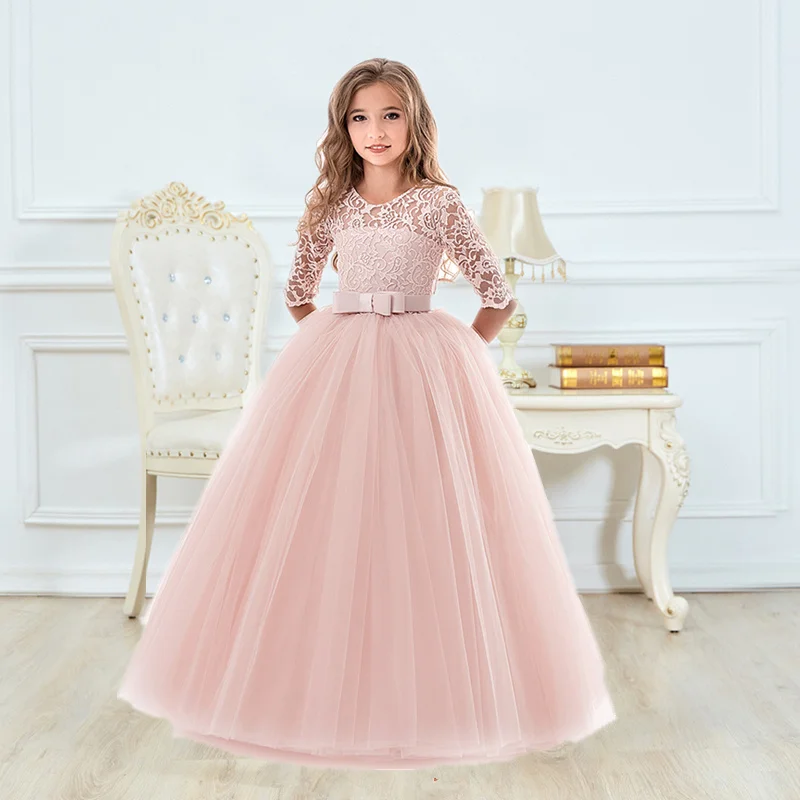 Girls Ceremony Dress for Wedding and Party Gown Exquisite Communion Luxury Princess Dress Elegant Lace Girls New Year Costume
Girls Ceremony Dress for Wedding and Party Gown Exquisite Communion Luxury Princess Dress Elegant Lace Girls New Year Costume