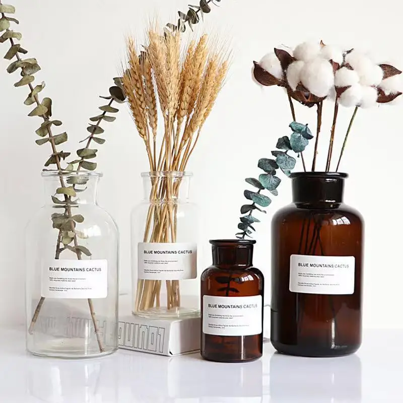 Nordic Glass Vase Simple Creative Hydroponic Vase Retro Home Decoration Dried Flower Vase Decoration Living Room Decoration
Nordic Glass Vase Simple Creative Hydroponic Vase Retro Home Decoration Dried Flower Vase Decoration Living Room Decoration