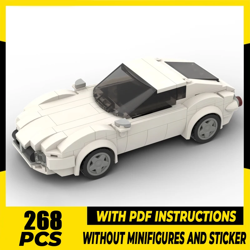 Moc Building Bricks Супер спортивный автомобиль Модель Чемпион Скоростные автомобили
