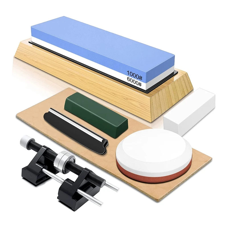 Whetstone Set, Premium Whetstone Whetstone 2 Sides Grit 1000/6000 Water Stone, Axe/Axe Whetstone 180/320 Grit
Whetstone Set, Premium Whetstone Whetstone 2 Sides Grit 1000/6000 Water Stone, Axe/Axe Whetstone 180/320 Grit