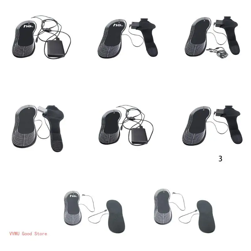 Foot Warmers Winter Electric Heated Insoles Heated Shoes Pad USB Rechargeable Shoes Heater Washable Reusable Unisex
Foot Warmers Winter Electric Heated Insoles Heated Shoes Pad USB Rechargeable Shoes Heater Washable Reusable Unisex