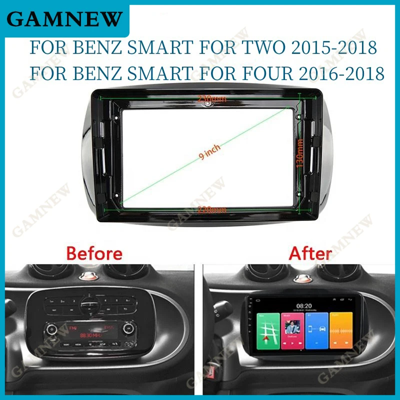 9 Inch For Mercedes BENZ SMART 2015-2018 Car Radio Android MP5 Player Casing Frame 2 Din Stereo Fascia
9 Inch For Mercedes BENZ SMART 2015-2018 Car Radio Android MP5 Player Casing Frame 2 Din Stereo Fascia