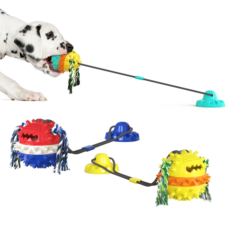 Interactive Dog Chew Toys Suction Cup Puppy Chew Toy Training TreatsTeething Rope Toys For Aggressive Chewers Puzzle Toys 
Interactive Dog Chew Toys Suction Cup Puppy Chew Toy Training TreatsTeething Rope Toys For Aggressive Chewers Puzzle Toys