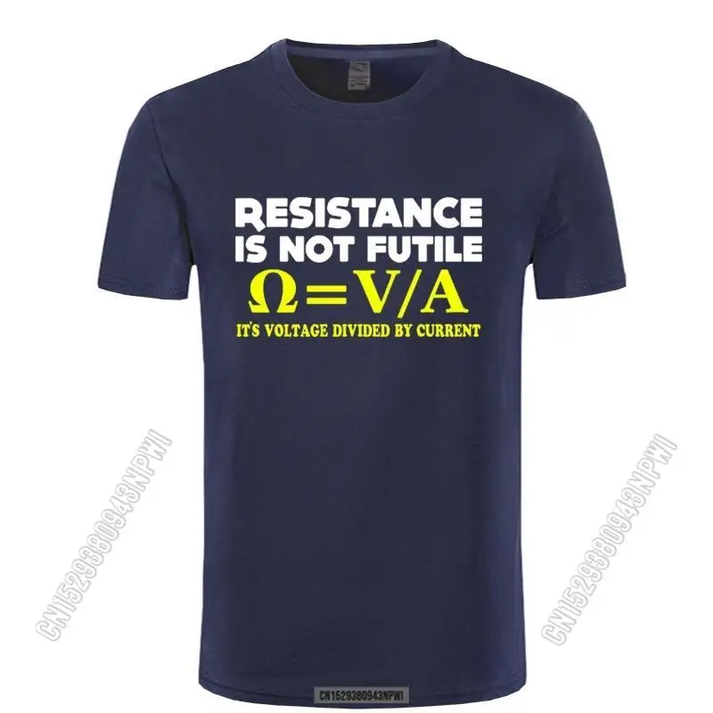 Resistance Is Not Futile T-Shirt Nerd Electrician Science Funny Gift Birthday Men T Shirt Men Clothing Oversize Loose Arrival
Resistance Is Not Futile T-Shirt Nerd Electrician Science Funny Gift Birthday Men T Shirt Men Clothing Oversize Loose Arrival