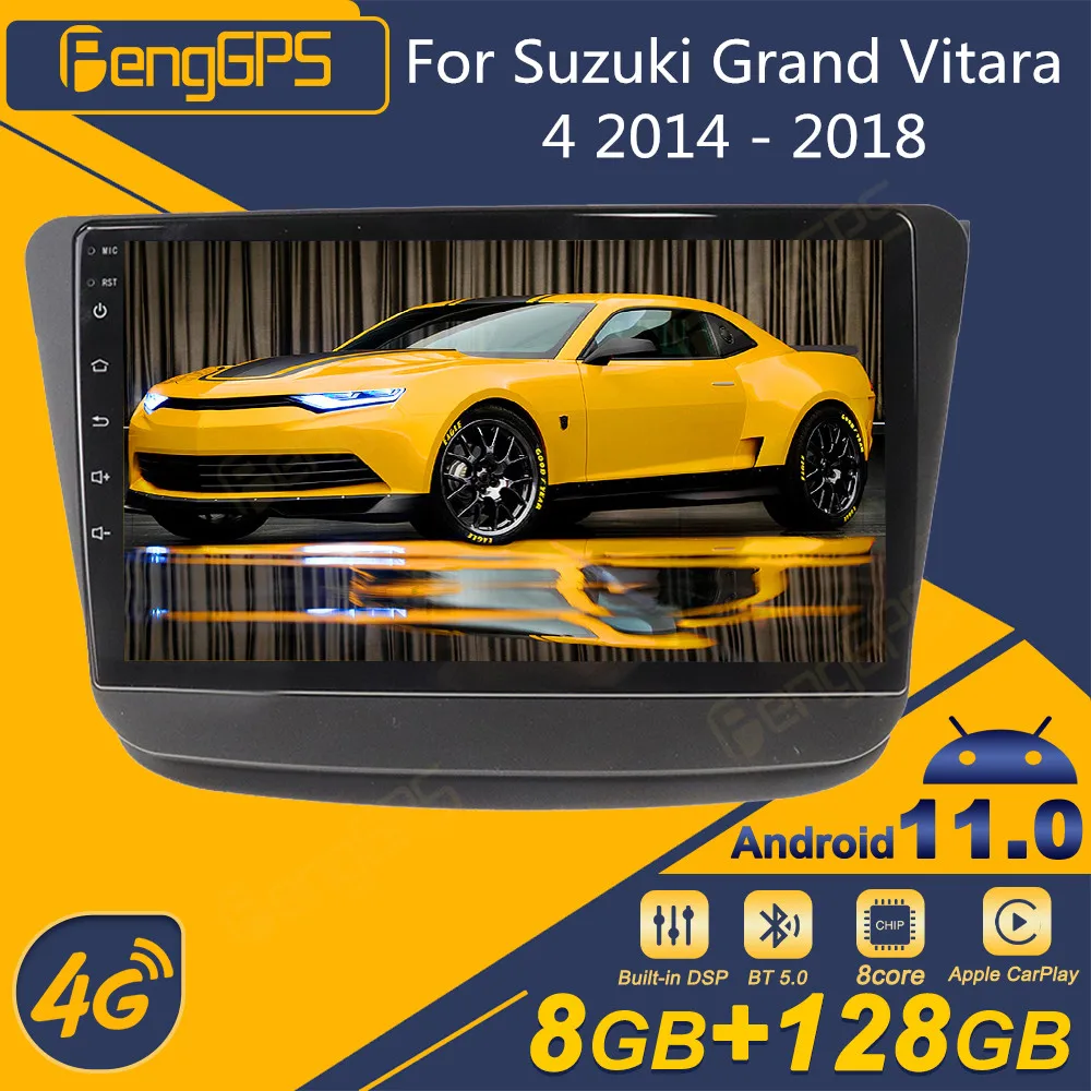 For Suzuki Grand Vitara 4 2014 - 2018 Android Car Radio 2Din Stereo Receiver Autoradio Multimedia Player GPS Navi Head Unit
For Suzuki Grand Vitara 4 2014 - 2018 Android Car Radio 2Din Stereo Receiver Autoradio Multimedia Player GPS Navi Head Unit