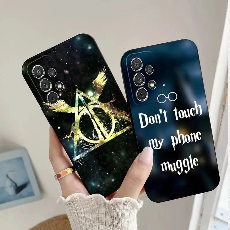 

Potters Ring Wand Harries Phone Case For Samsung M 10 11 20 21 30 31 51 S Prime S5 6 S9 S6 S8 S7 Edge Black Soft Silicone Cover