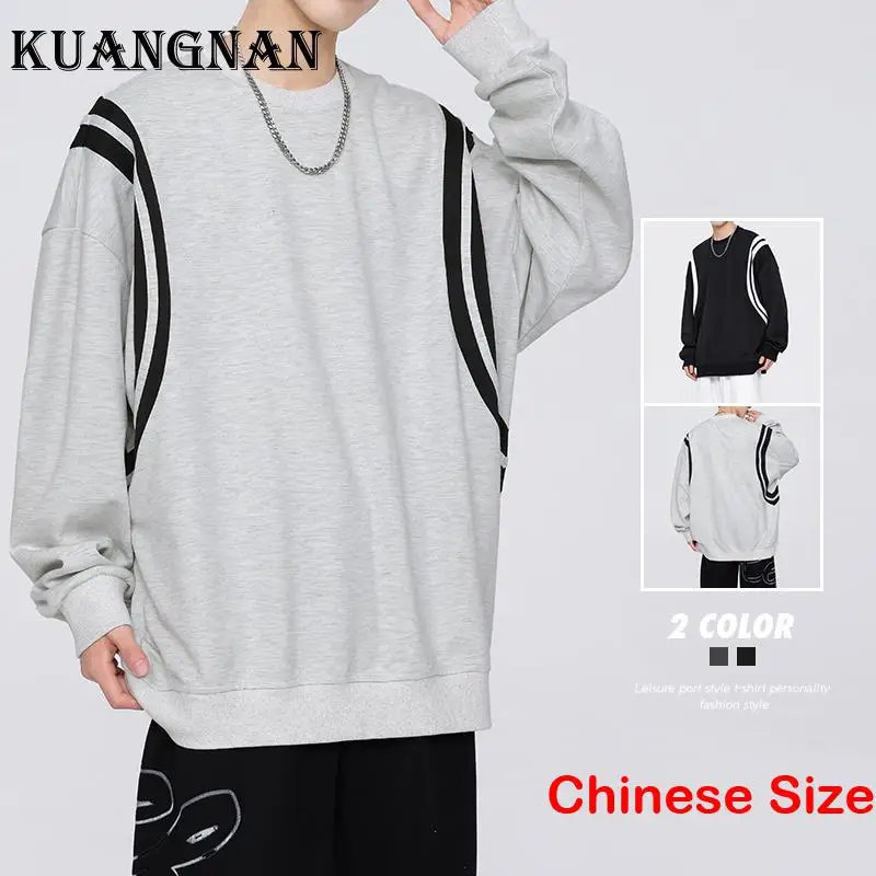 KUANGNAN Patchwork Sweatshirt Pullovers Men Clothing Jackets New Hoodies and Sweatshirts Man Original Brands 2XL 2023 Spring
KUANGNAN Patchwork Sweatshirt Pullovers Men Clothing Jackets New Hoodies and Sweatshirts Man Original Brands 2XL 2023 Spring