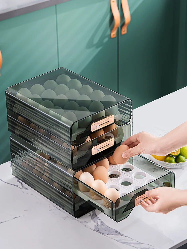 Egg storage box, refrigerator special drawer type fresh-keeping food-grade finishing artifact to put egg tray egg tray box
Egg storage box, refrigerator special drawer type fresh-keeping food-grade finishing artifact to put egg tray egg tray box