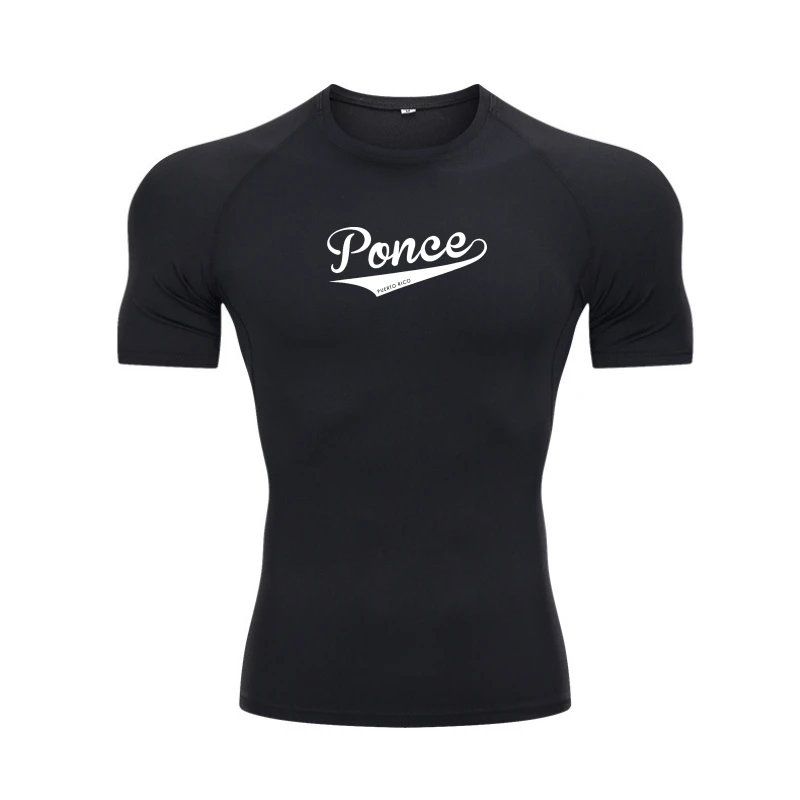 Мужская хлопковая футболка Ponce, Повседневная футболка в английском стиле, одежда для Рождества 
Мужская хлопковая футболка Ponce, Повседневная футболка в английском стиле, одежда для Рождества