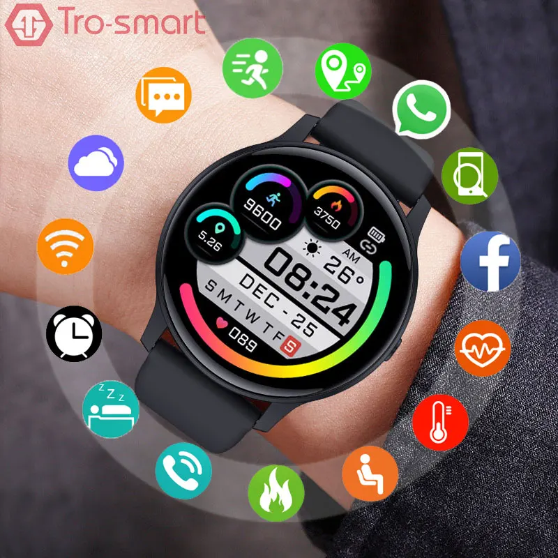 Full Touch Smart Watch Men Women Smartwatch Electronics Smart Clock For Android IOS Fitness Tracker Round Sport Smart-watch S32
Full Touch Smart Watch Men Women Smartwatch Electronics Smart Clock For Android IOS Fitness Tracker Round Sport Smart-watch S32